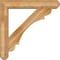 Ekena Millwork Olympic Craftsman Rough Sawn Bracket w/ Offset Brace, Western Red Cedar, 8"W x 44"D x 44"H BKT0806X44X44OLY04RWR - alternate 2